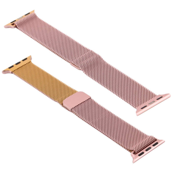 For Apple Watch Series 9&8&7 41mm / SE 3&SE 2&6&SE&5&4 40mm / 3&2&1 38mm Milanese Gradient Stainl...