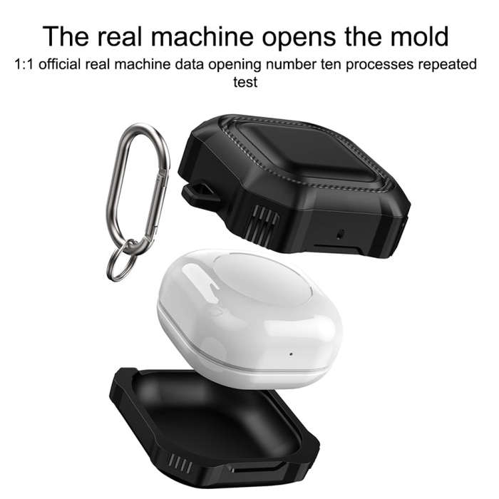 For Samsung Galaxy Live Pro Armor Earphone Protective Case(Black)