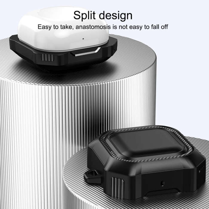 For Samsung Galaxy Live Pro Armor Earphone Protective Case(Black)