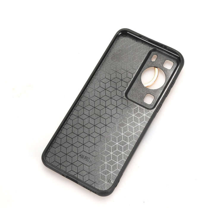 For Huawei P60 / P60 Pro Wristband Leather Back Phone Case(Blue)