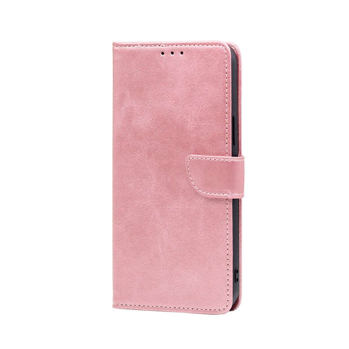 For Nokia C32 Calf Texture Buckle Flip Leather Phone Case(Rose Gold)