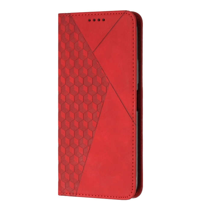 For Google Pixel 8 Pro Diamond Pattern Skin Feel Magnetic Leather Phone Case(Red)
