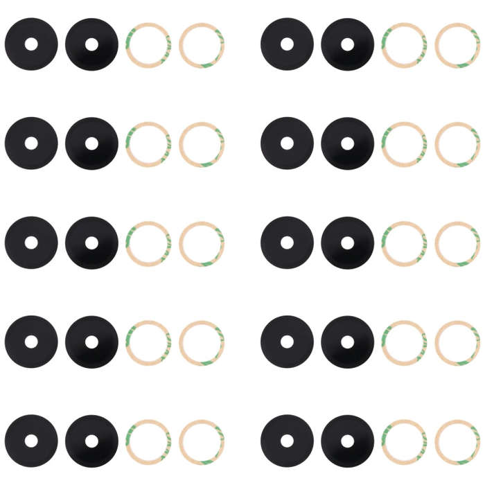 For vivo Y02S 10pcs Back Camera Lens