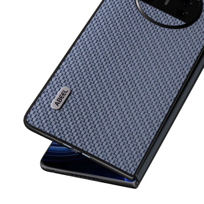 For Huawei Mate X3 ABEEL Carbon Fiber Texture Protective Phone Case(Light Blue)