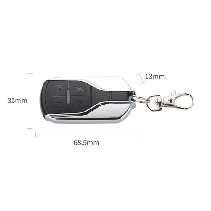 315MHz Copy Code 2pcs For Maserati Four-button Anti-theft Alarm Wireless Key Remote Control