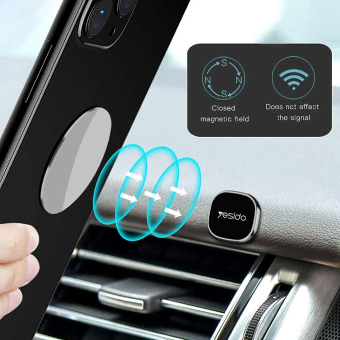 Yesido C81 Car Dashboard Mini Strong Magnetic Phone Holder(Black)