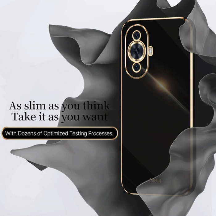 For Huawei nova 11 XINLI Straight Edge 6D Electroplate TPU Phone Case(White)