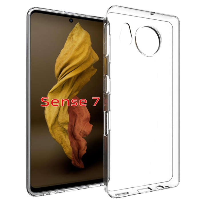 For Sharp Aquos Sense 7 Waterproof Texture TPU Phone Case(Transparent)
