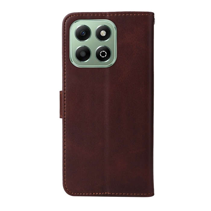 For Honor X6b 4G / X6c 4G / X5b / X5b Plus Classic Calf Texture Flip Leather Phone Case(Brown)