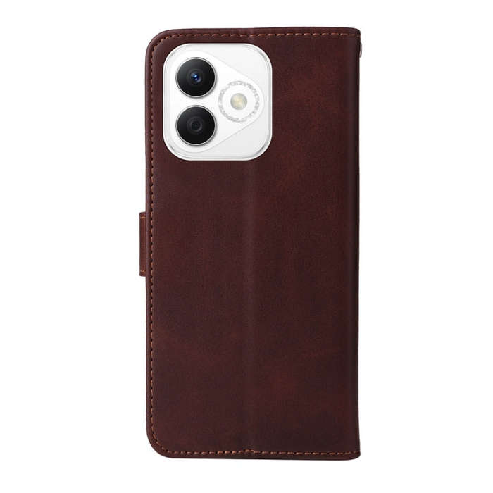 For Honor X60i Classic Calf Texture Flip Leather Phone Case(Brown)