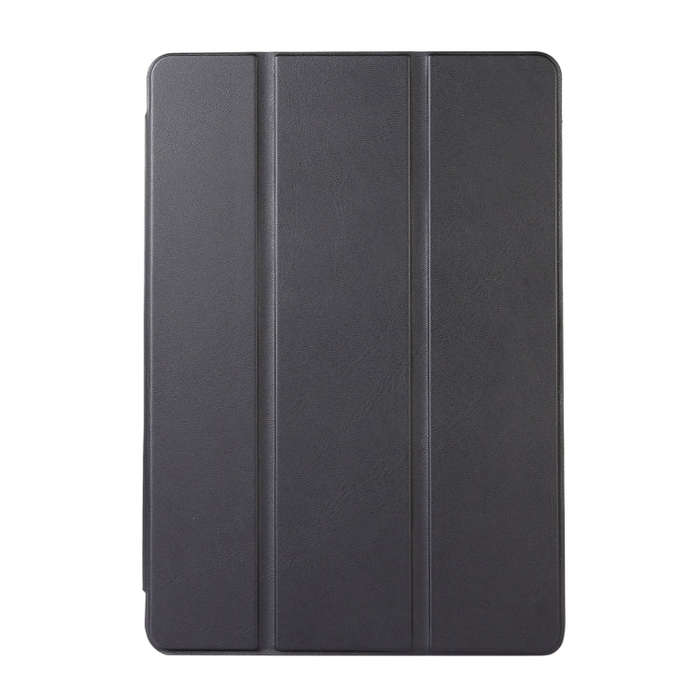 For Huawei MatePad 11 2023 Solid Color 3-folding Leather Tablet Case(Black)