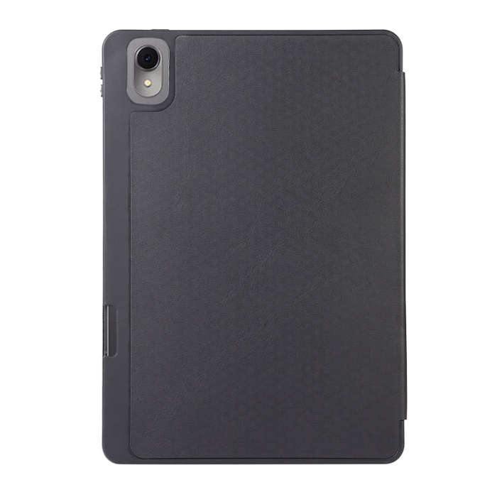 For Huawei MatePad 11 2023 Solid Color 3-folding Leather Tablet Case(Black)