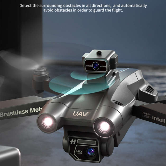 JJR/C X28 Dual-camera Optical Flow Four-sided Obstacle Avoidance RC Drone(Black)