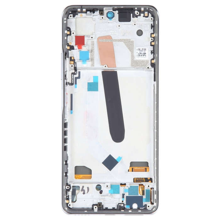 OLED LCD Screen For Xiaomi Poco F3 Digitizer Full Assembly with Frame(Silver)