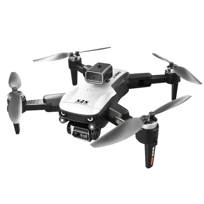LS-S2S Obstacle Avoidance Brushless Dual Lens Aerial Photography Folding Drone, Specification:4K(...