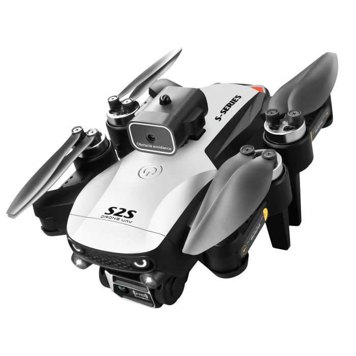 LS-S2S Obstacle Avoidance Brushless Dual Lens Aerial Photography Folding Drone, Specification:4K(...
