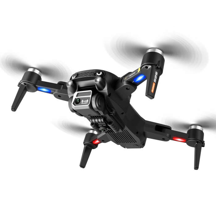 LS-S2S Obstacle Avoidance Brushless Dual Lens Aerial Photography Folding Drone, Specification:4K(...