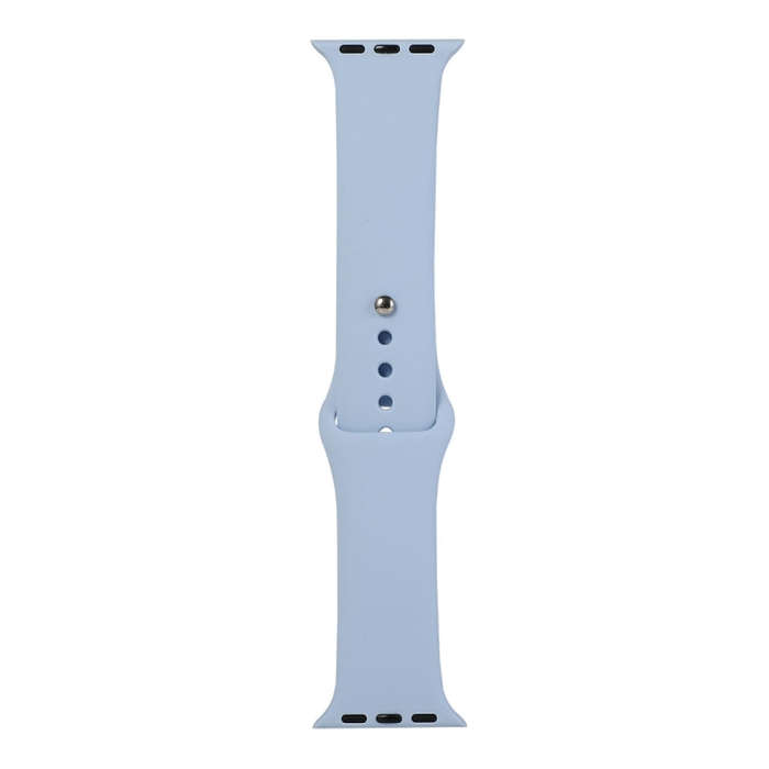 For Apple Watch Series 9&8&7 41mm / SE 3&SE 2&6&SE&5&4 40mm / 3&2&1 38mm Silicone Watch Band, Lon...