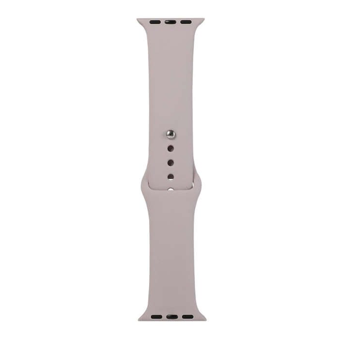 For Apple Watch Series 9&8&7 41mm / SE 3&SE 2&6&SE&5&4 40mm / 3&2&1 38mm Silicone Watch Band, Sho...