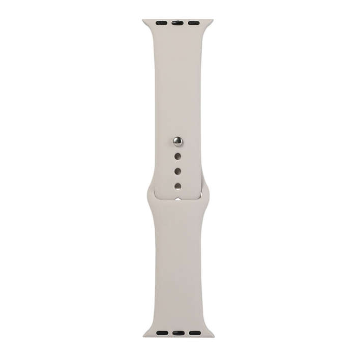 For Apple Watch Series 9&8&7 41mm / SE 3&SE 2&6&SE&5&4 40mm / 3&2&1 38mm Silicone Watch Band, Sho...