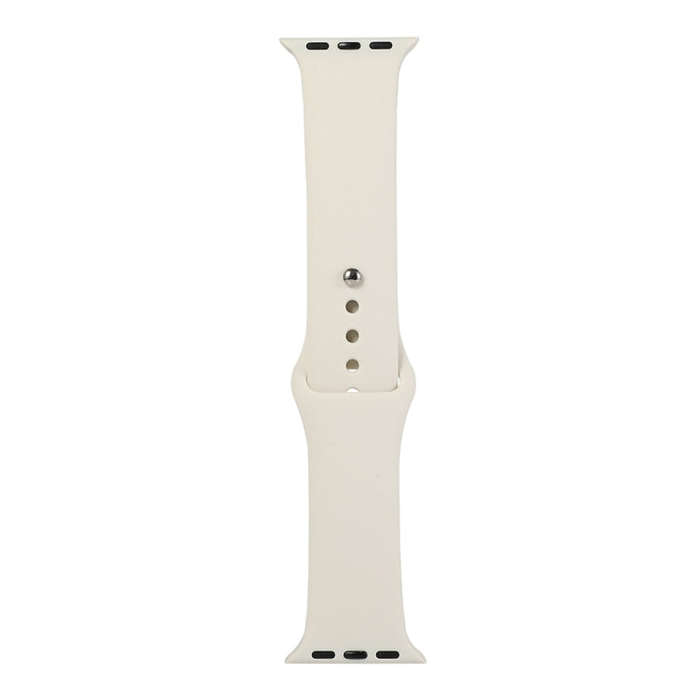 For Apple Watch Series 9&8&7 41mm / SE 3&SE 2&6&SE&5&4 40mm / 3&2&1 38mm Silicone Watch Band, Sho...