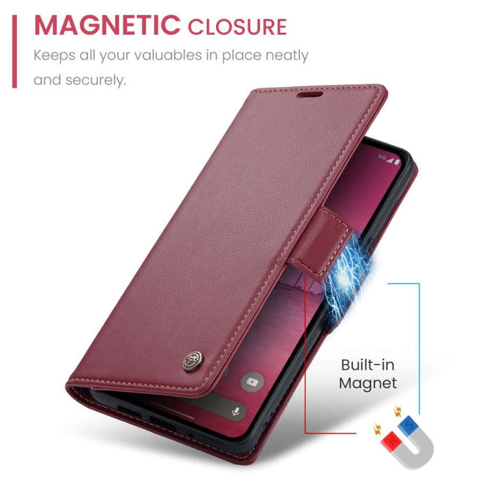 For Google Pixel 10 Pro XL / 9 Pro XL CaseMe 023 Butterfly Buckle Litchi Texture RFID Anti-theft ...