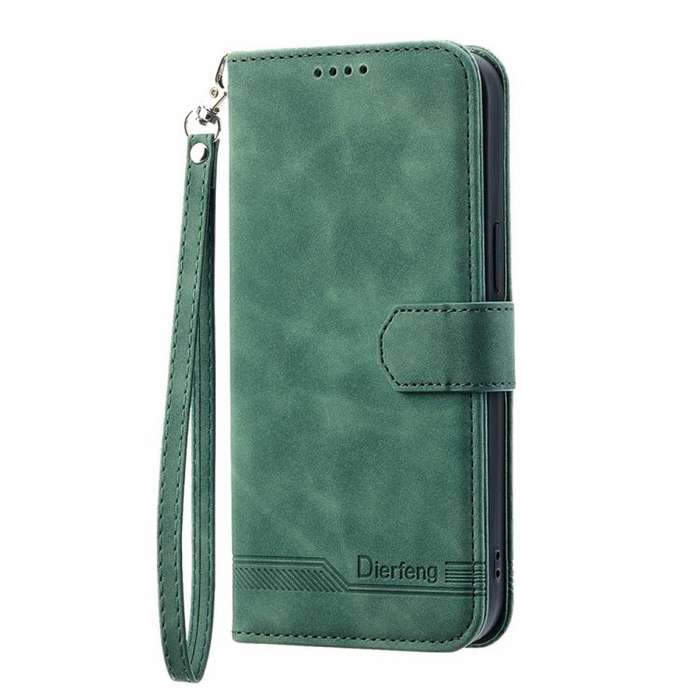 For Huawei nova 14 Dierfeng Dream Line TPU Hybrid PU Leather Phone Case(Green)