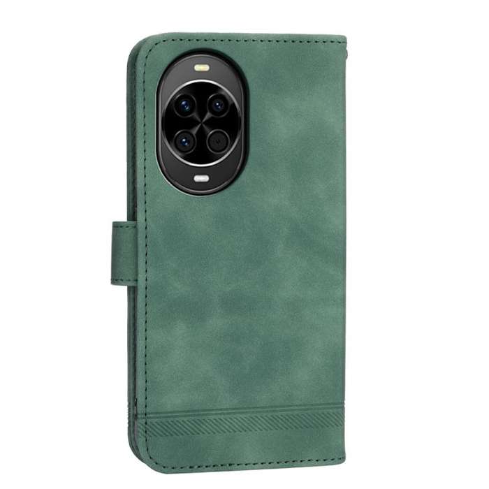 For Huawei nova 14 Dierfeng Dream Line TPU Hybrid PU Leather Phone Case(Green)