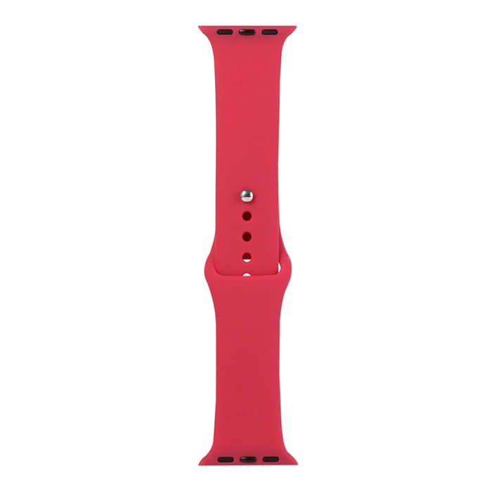 For Apple Watch Series 9&8&7 41mm / SE 3&SE 2&6&SE&5&4 40mm / 3&2&1 38mm Silicone Watch Band, Lon...