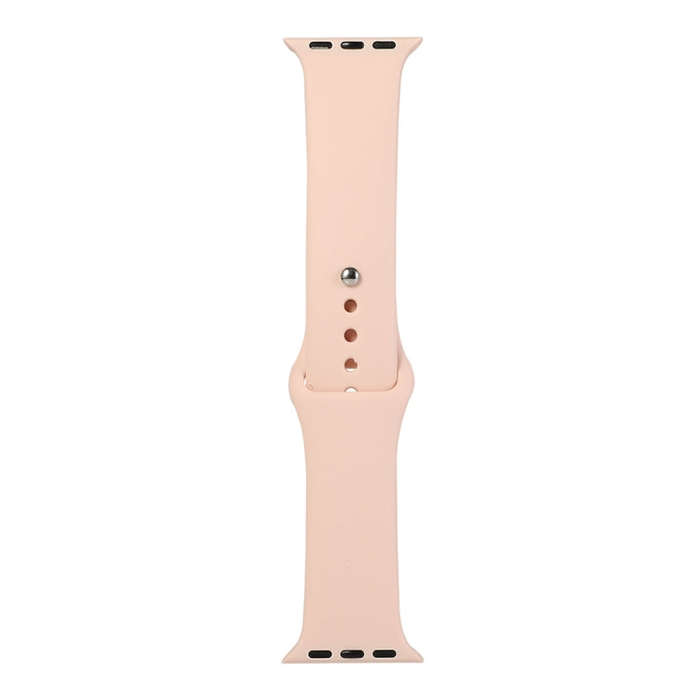 For Apple Watch Series 9&8&7 41mm / SE 3&SE 2&6&SE&5&4 40mm / 3&2&1 38mm Silicone Watch Band, Sho...
