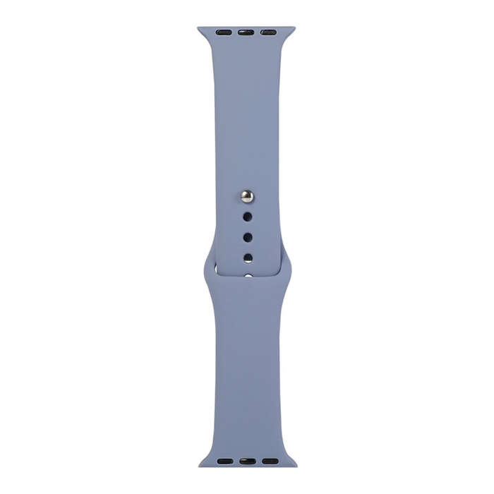 For Apple Watch Series 9&8&7 41mm / SE 3&SE 2&6&SE&5&4 40mm / 3&2&1 38mm Silicone Watch Band, Sho...