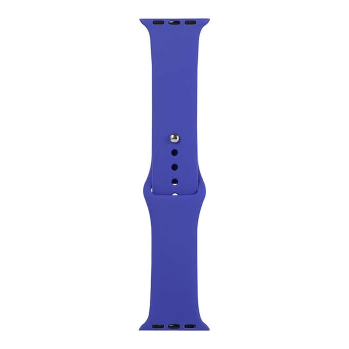 For Apple Watch Series 9&8&7 41mm / SE 3&SE 2&6&SE&5&4 40mm / 3&2&1 38mm Silicone Watch Band, Sho...