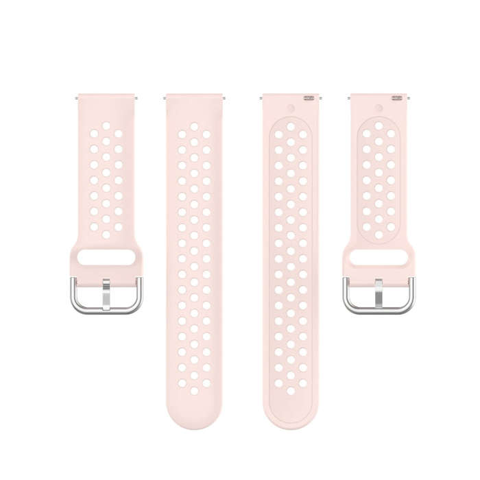 23mm For Fitbit Blaze / Fitbit Versa 2 Universal Sport Silicone Watch Band(Pink)