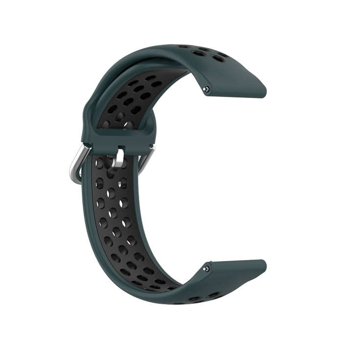For Fitbit Versa 2 / Versa / Versa Lite / Blaze 23mm Sports Two Colors Silicone Replacement Strap...