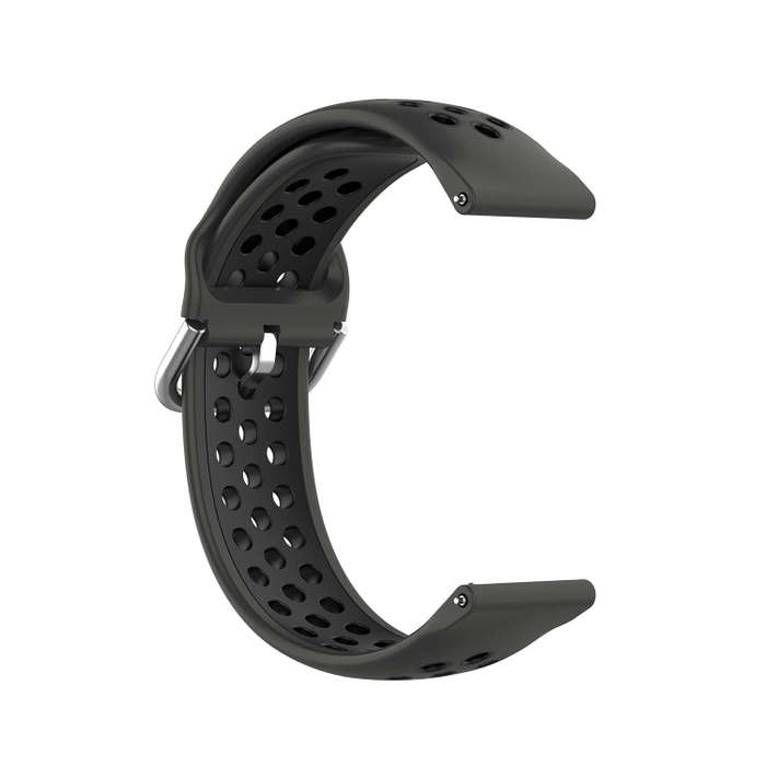 For Fitbit Versa 2 / Versa / Versa Lite / Blaze 23mm Sports Two Colors Silicone Replacement Strap...