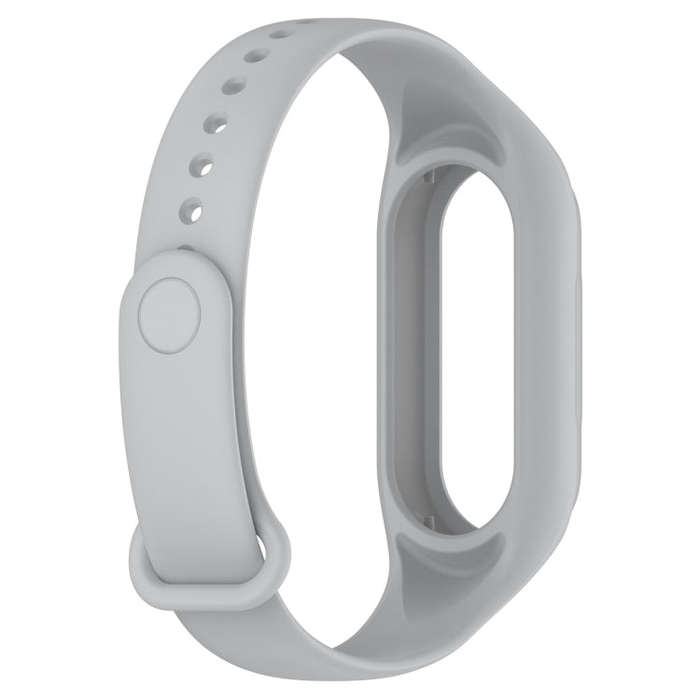 For Xiaomi Mi Band 8 Integrated Silicone Replacement Watch Band(Grey)