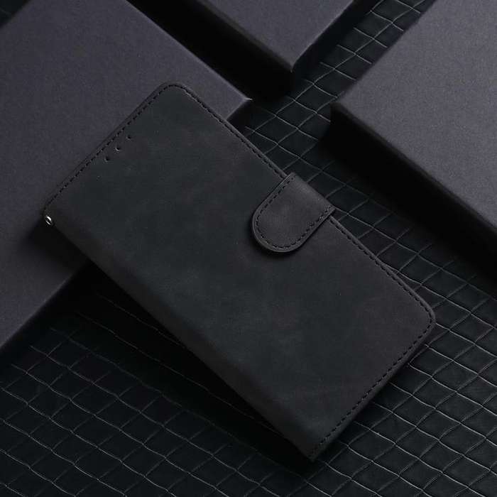 For Infinix Note 50x Skin Feel Magnetic Flip Leather Phone Case(Black)