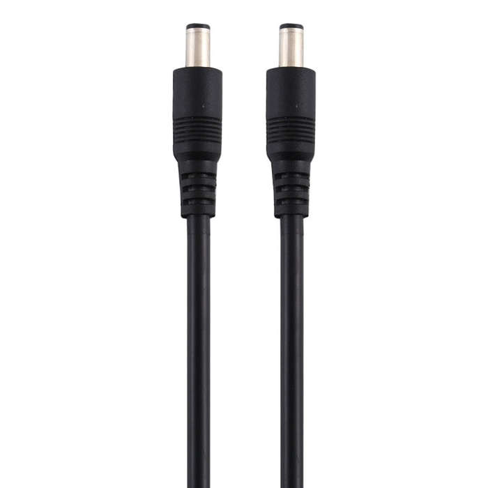 8A DC Power Plug 5.5 x 2.1mm Male to Male Adapter Connector Cable, Length:1m(Black)