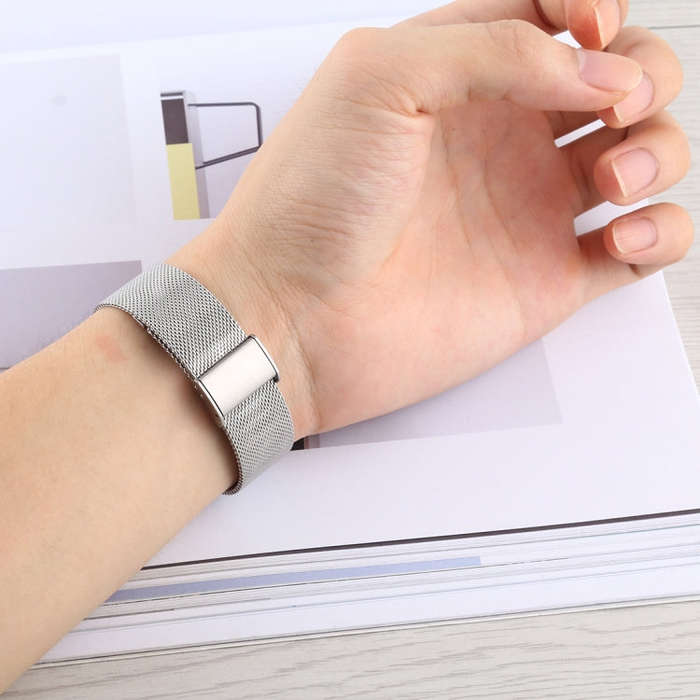 For Apple Watch Series 9&8&7 41mm / SE 3&SE 2&6&SE&5&4 40mm / 3&2&1 38mm Milanese Stainless Steel...