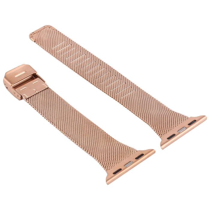 For Apple Watch Series 9&8&7 41mm / SE 3&SE 2&6&SE&5&4 40mm / 3&2&1 38mm Milanese Stainless Steel...
