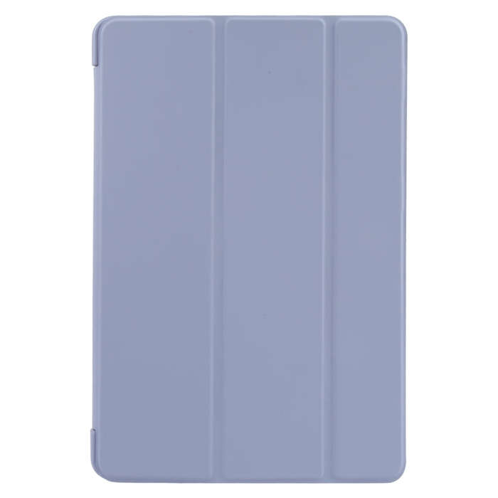 For Huawei MatePad 11 2023 GEBEI 3-folding Holder Shockproof Flip Leather Tablet Case(Light Purple)