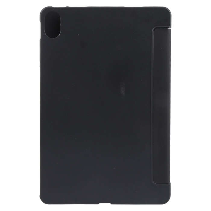For Huawei MatePad 11 2023 GEBEI 3-folding Holder Shockproof Flip Leather Tablet Case(Black)