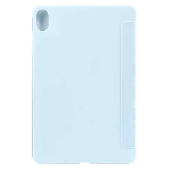 For Huawei MatePad 11 2023 GEBEI 3-folding Holder Shockproof Flip Leather Tablet Case(Sky Blue)