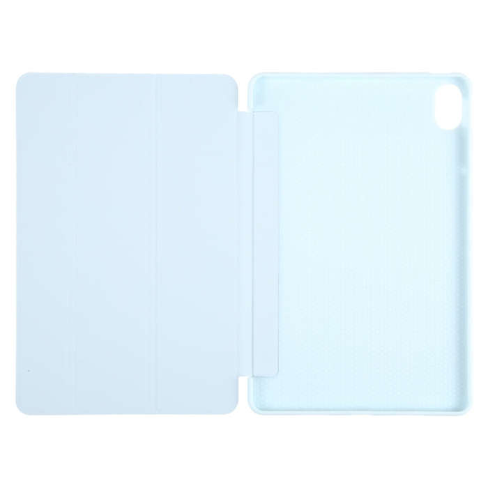 For Huawei MatePad 11 2023 GEBEI 3-folding Holder Shockproof Flip Leather Tablet Case(Sky Blue)