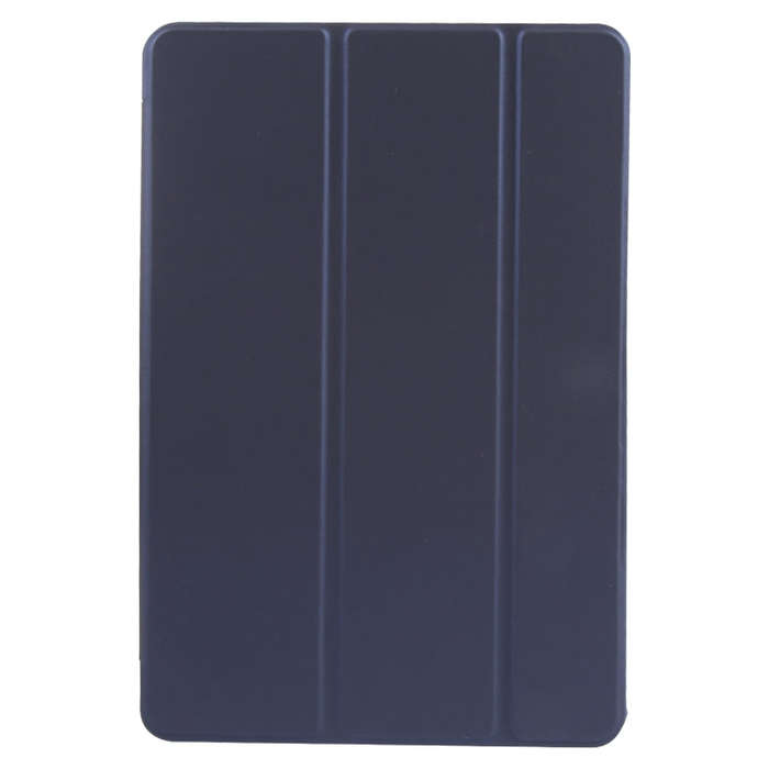 For Huawei MatePad 11 2023 GEBEI 3-folding Holder Shockproof Flip Leather Tablet Case(Dark Blue)