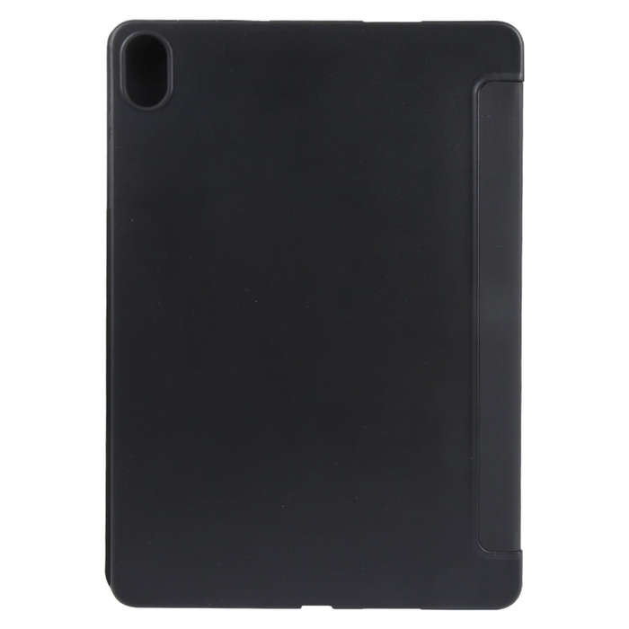 For Huawei MatePad Air 11.5 GEBEI 3-folding Holder Shockproof Flip Leather Tablet Case(Black)