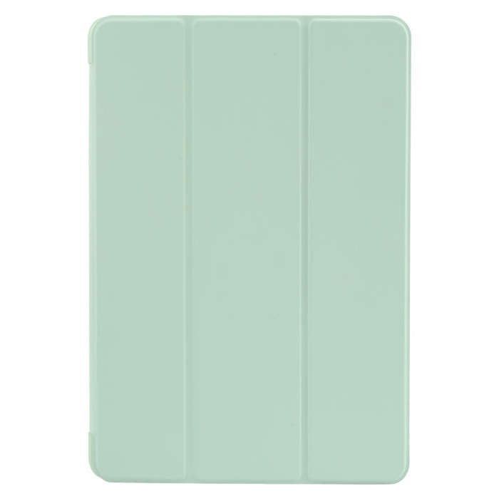 For Huawei MatePad SE 11 GEBEI 3-folding Holder Shockproof Flip Leather Tablet Case(Green)