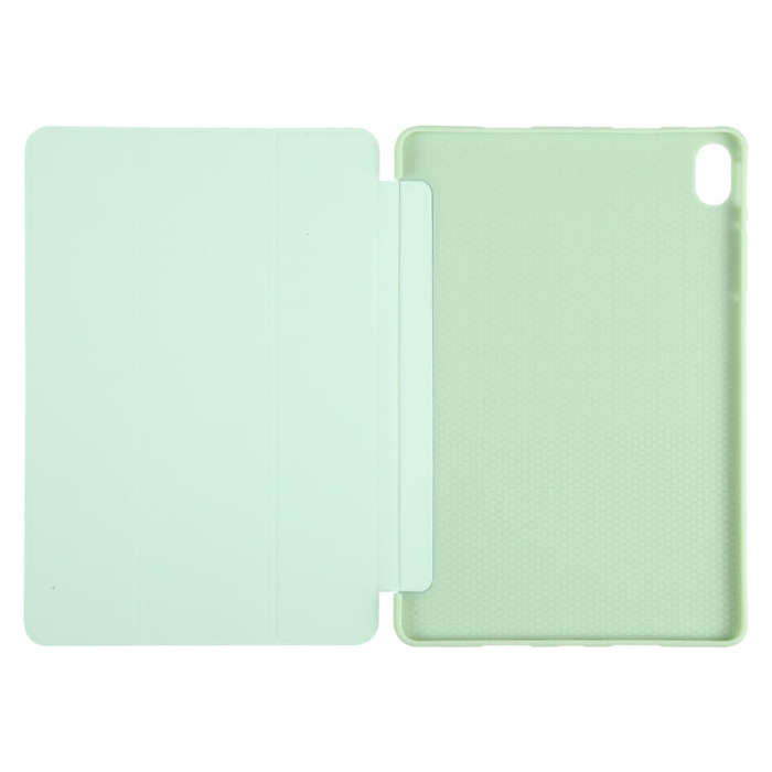 For Huawei MatePad SE 11 GEBEI 3-folding Holder Shockproof Flip Leather Tablet Case(Green)