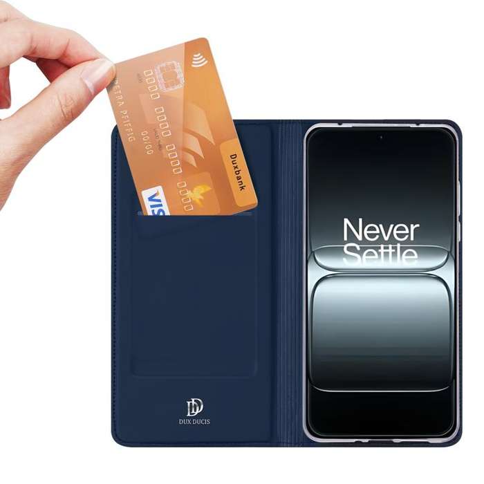 For OnePlus 13T DUX DUCIS Skin Pro Series Horizontal Flip Phone Leather Case(Blue)