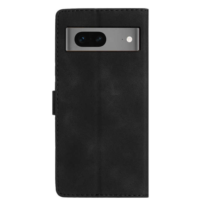 For Google Pixel 7 Flower Butterfly Embossing Pattern Leather Phone Case(Black)